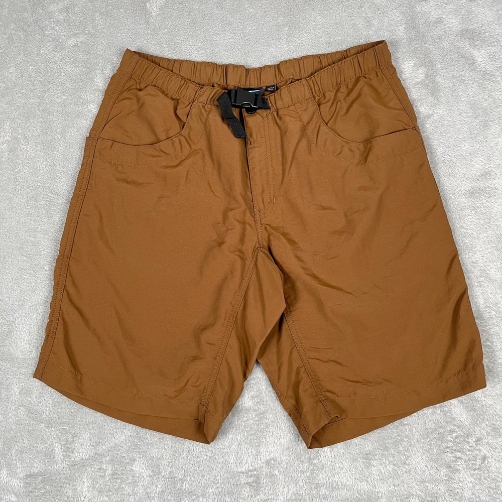 KAVU Men's (M) Brown Elastic Waist Cargo Shorts Quick Dry Casual Outdoor